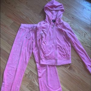 Pink Juicy Couture Track Suit